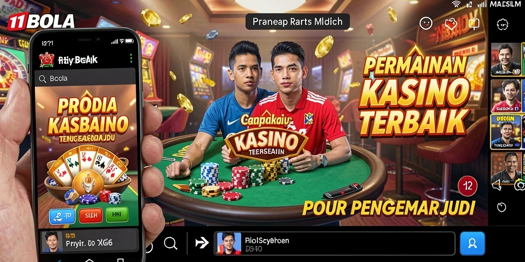 Tampilan gameplay menakjubkan di 11BOLA dengan fitur kasino yang menarik.