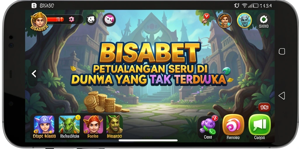 Tampilan gameplay petualangan BISABET yang menawan dan menantang.