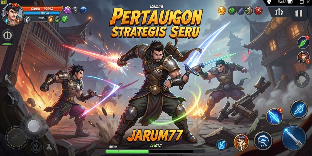Gameplay seru dan menantang dari JARUM77 yang membuat ketagihan.