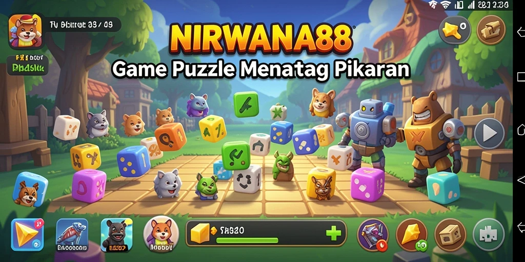 Screenshot gameplay NIRWANA88 yang menunjukkan teka-teki menarik.