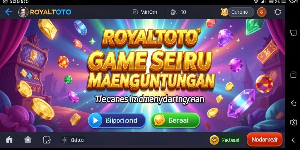 Gameplay menarik ROYALTOTO dengan efek visual yang memukau.