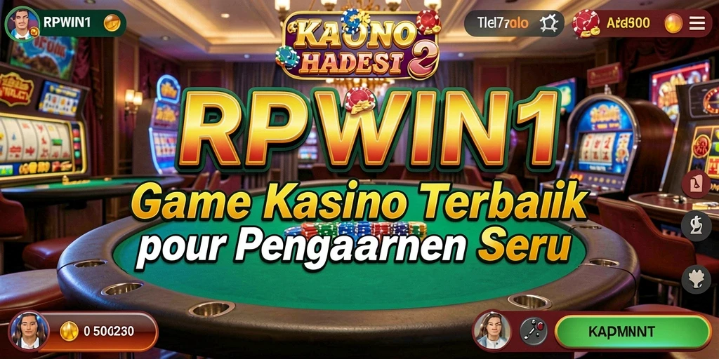 Tampilan antarmuka permainan Kasino dengan grafis yang menawan.