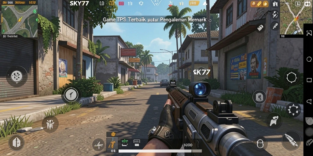 Tampilan menakjubkan dari gameplay seru di SKY77.